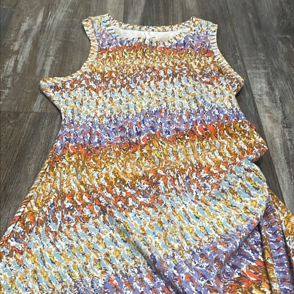 ANTHROPOLOGIE Daily Practice Purple Motiff Treasure Dress size small - Picture 14 of 16